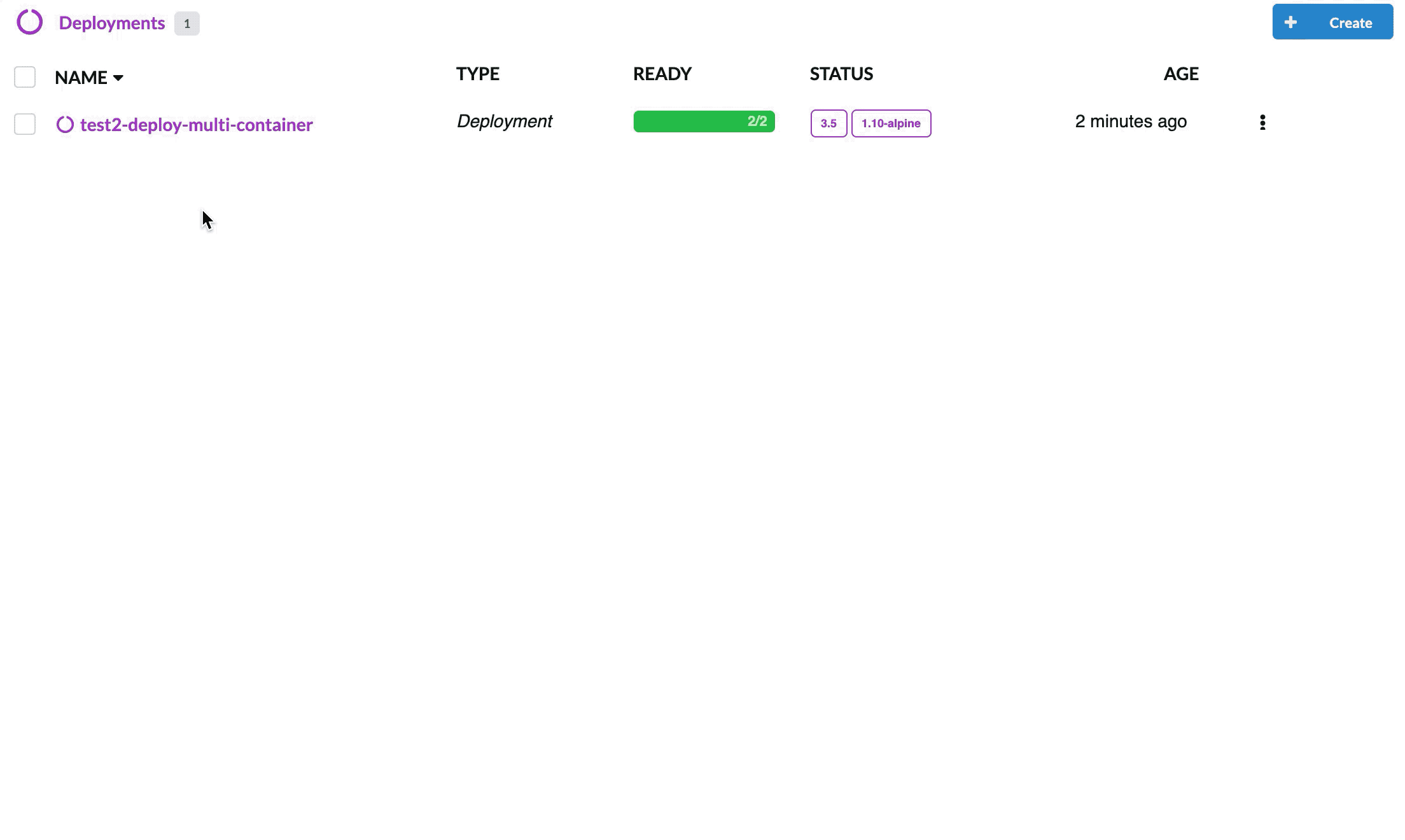 Aggregated logs of pods and containers on a deployment