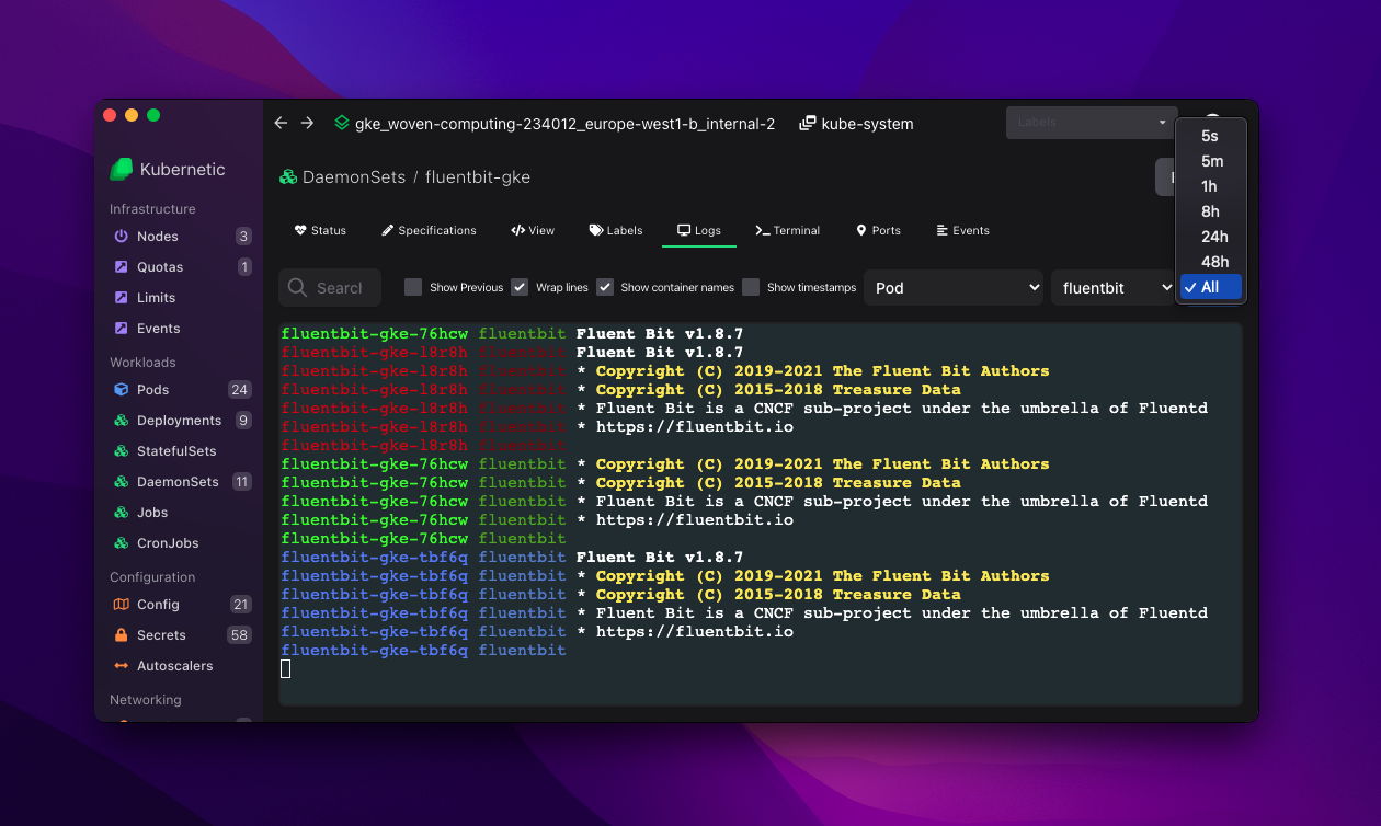 ansi-logs